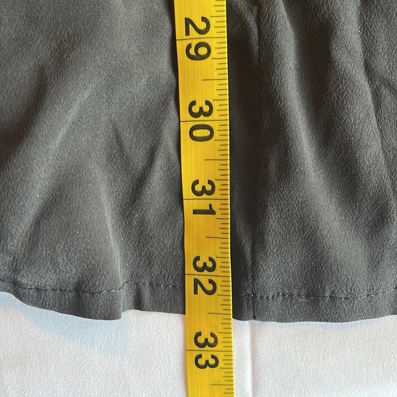 $300 303 Avenue Size S Silk Button Front Ruffle Sleeve Flowy Dress EUC - Picture 6 of 8